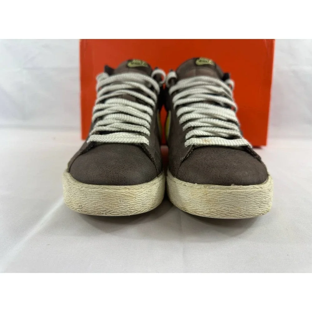 Nike Blazer High Supreme 2007 Sneakers Yellow Brown 316963-271 Size 11